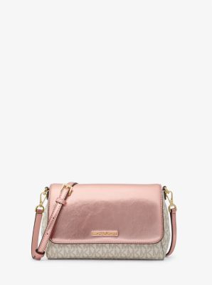 Michael Kors Small Saffiano Leather Envelope Crossbody Bag Cash Back 7.5%.  Share to Earn