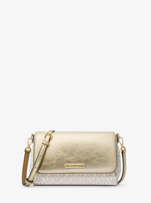 Jet Set Medium Signature Logo and Patent Convertible Crossbody Bag image number 0