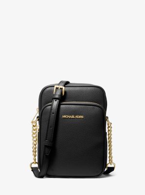 Umhängetasche Jet Set Travel Medium aus gekrispeltem Leder