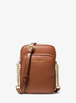 Sac à bandoulière Jet Set Travel de taille moyenne en cuir grainé