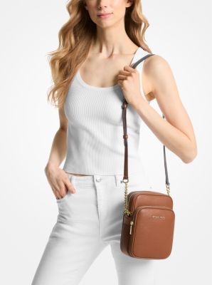 Jet Set Travel Medium Pebbled Leather Crossbody Bag