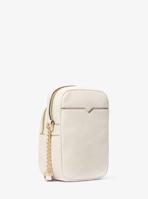 Umhängetasche Jet Set Travel Medium aus gekrispeltem Leder