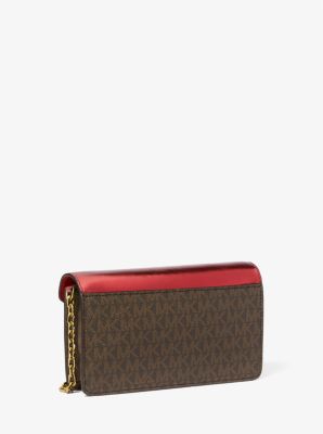 Jet Set Travel Small Signature Logo Clutch Crossbody Bag image number 2