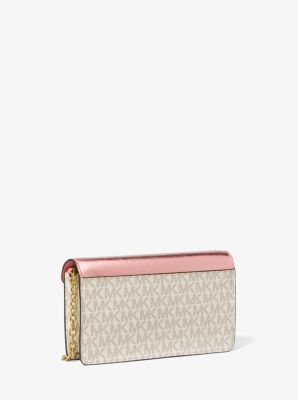 Jet Set Travel Small Signature Logo Clutch Crossbody Bag image number 2