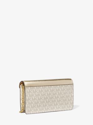 Michael kors jet on sale set travel clutch