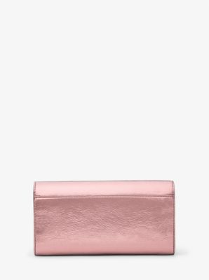 Jet Set Travel Large Patent Envelope Wallet in PRIMROSE | Michael Kors
