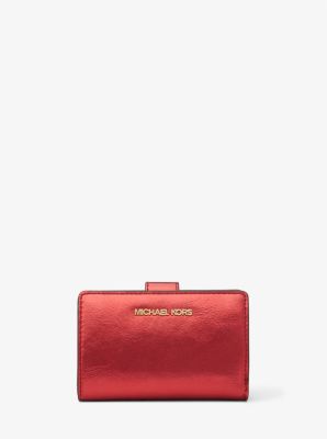 Micheal kors hot sale red wallet