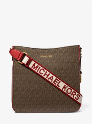 Michael Kors Kenly Large Signature Logo Tape Tote Bag