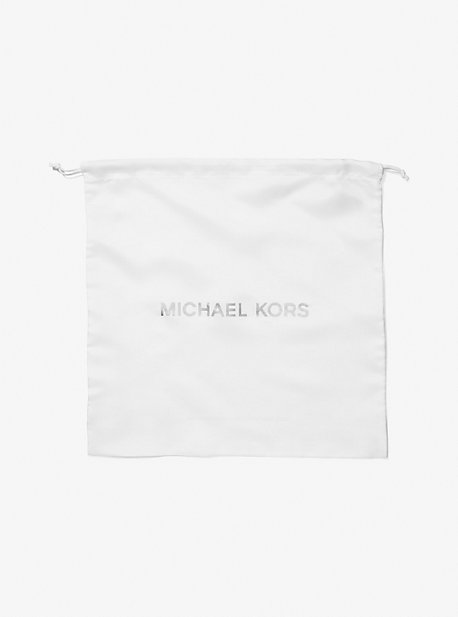 Michael Kors Small Logo Woven Dust Bag In Brown