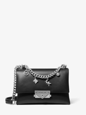 Michael Kors Outlet: Michael Greenwich bag in leather - Black