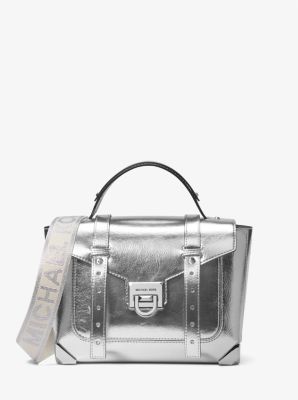 Manhattan Medium Metallic Satchel image number 0