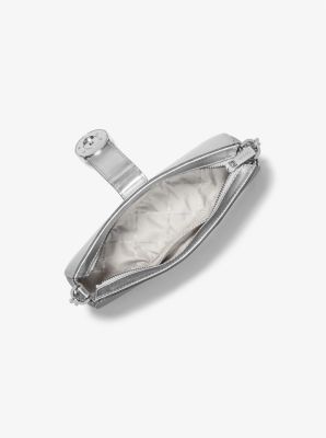 Petit sac &agrave; &eacute;paule Carmen en cuir m&eacute;tallis&eacute;