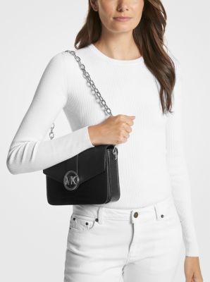 Michael kors carmen store leather shoulder bag