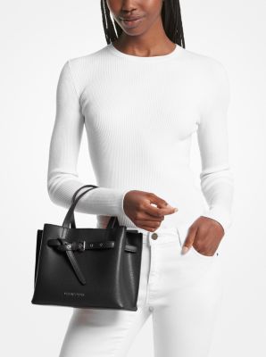 Emilia Small Pebbled Leather Satchel | Michael Kors