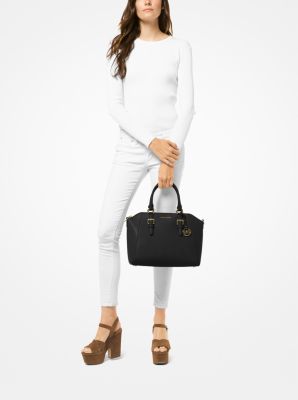 Mk ciara large shop saffiano leather satchel