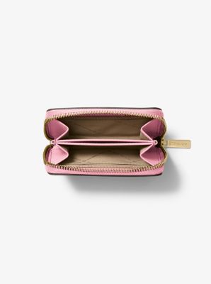 Jet Set Travel Medium Saffiano Leather Wallet in CARNATION | Michael Kors