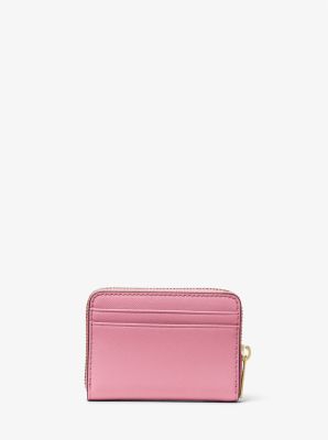 Jet Set Travel Medium Saffiano Leather Wallet in CARNATION | Michael Kors