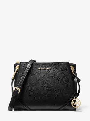 Nicole Large Pebbled Leather Crossbody Bag | Michael Kors