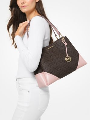 Nicole Large Logo Shoulder Bag Michael Kors