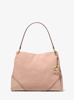 Michael+Kors+Jet+Set+Item+M+Convertible+Pouchette+Crossbody+Bag+Pink+Blossom  for sale online