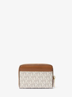 Michael Kors Mirella MD EW Logo Tote Bag bundled with Large Continental  Wallet and Purse Hook