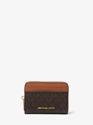 Jet Set Travel Medium Logo Zip Around Card Case Michael Kors