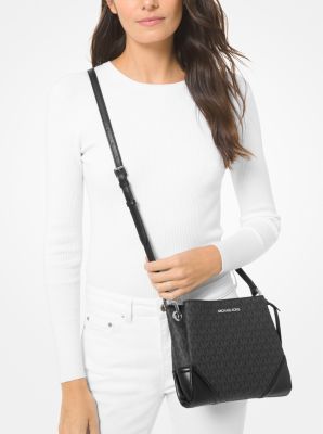 Mk nicole large logo crossbody bag sale