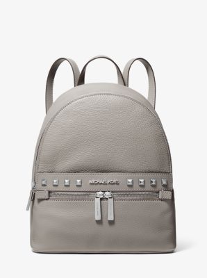 Kenly Medium Studded Pebbled Leather Backpack | Michael Kors