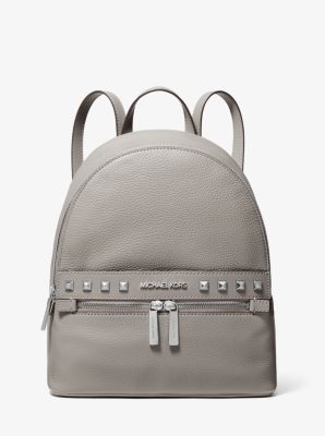 Kenly Medium Studded Pebbled Leather Backpack Michael Kors