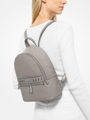 Kenly Medium Studded Pebbled Leather Backpack | Michael Kors