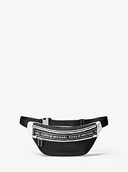 Kenly Medium Logo Tape Nylon Belt Bag - BLACK - 35H9SY9N8C