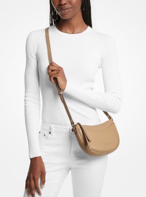 Michael Kors Outlet: Michael bag in saffiano leather - Camel