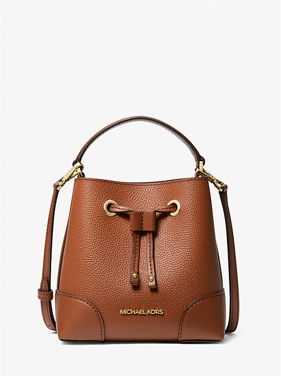 Mercer Small Pebbled Leather Bucket Bag image number 0