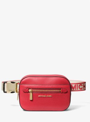 Buy Michael Kors Jet Set Small Pebbled Leather Double Zip Camera Bag -  Luggage