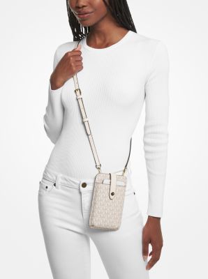 Logo Smartphone Crossbody Bag Michael Kors