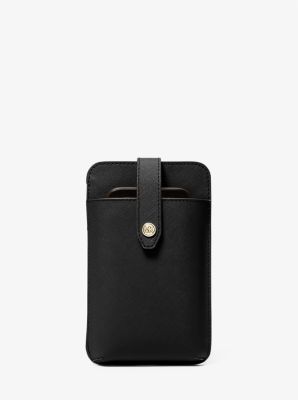 Michael michael kors shop leather smartphone crossbody