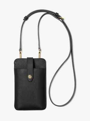 Saffiano Leather Smartphone Crossbody Bag | Michael Kors