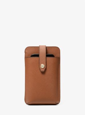 Saffiano Leather Smartphone Crossbody Bag image number 0