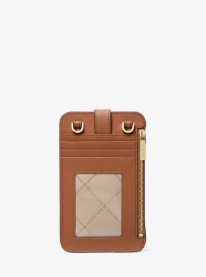 Saffiano Leather Smartphone Crossbody Bag | Michael Kors