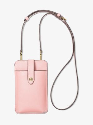 Saffiano Leather Smartphone Crossbody Bag image number 3