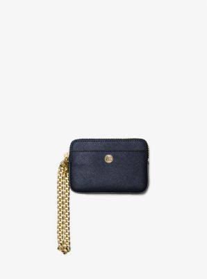 Medium Saffiano Leather Chain Card Case image number 0