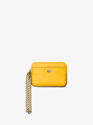 Medium Saffiano Leather Chain Card Case image number 0