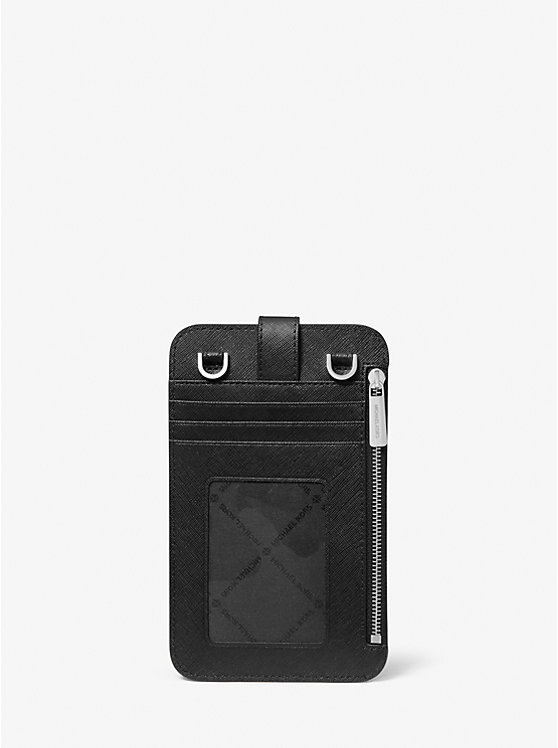 Saffiano Leather Smartphone Crossbody Bag image number 2