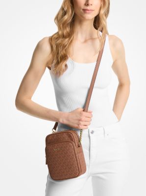 Jet Set Travel Medium Signature Logo Crossbody Bag image number 2