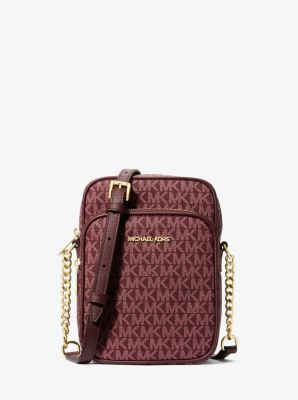 Jet Set Travel Medium Signature Logo Crossbody Bag