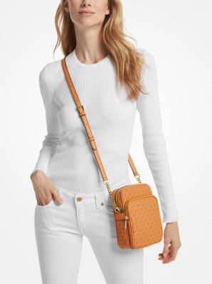 Jet Set Travel Medium Signature Logo Crossbody Bag | Michael Kors