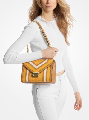 Whitney Medium Color-Block and Signature Logo Shoulder Bag