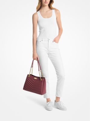 Whitney Medium Quilted Tote Bag Michael Kors Canada