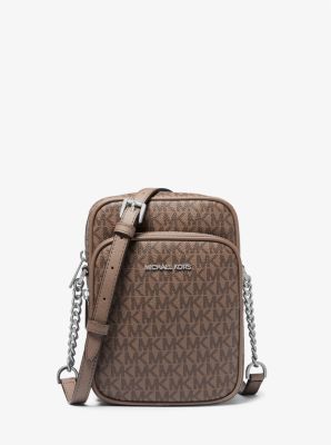 Jet Set Travel Medium Signature Logo Crossbody Bag | Michael Kors Canada