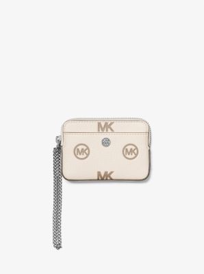 Medium Logo Debossed Chain Card Case